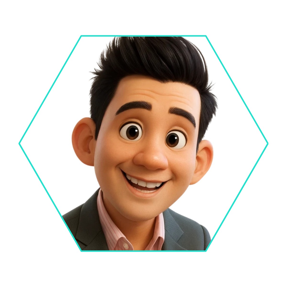 Illustrated headshot of Alex, Co-founder and CEO of Intellify