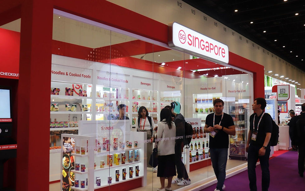 Singapore Pavillion RFID unmanned store at Gulfood 2026 in Dubai deployment