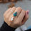 Thumbnail: Persian and Pearl Charm Ring
