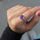 Thumbnail: Simple Amethyst Ring