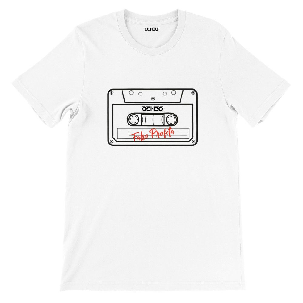 Camiseta Premium DEHCO Unissex Branca (Fake Tape)