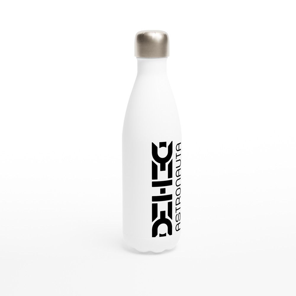 Garrafa de Água DEHCO Branca de Aço Inoxidável (Astronauta)