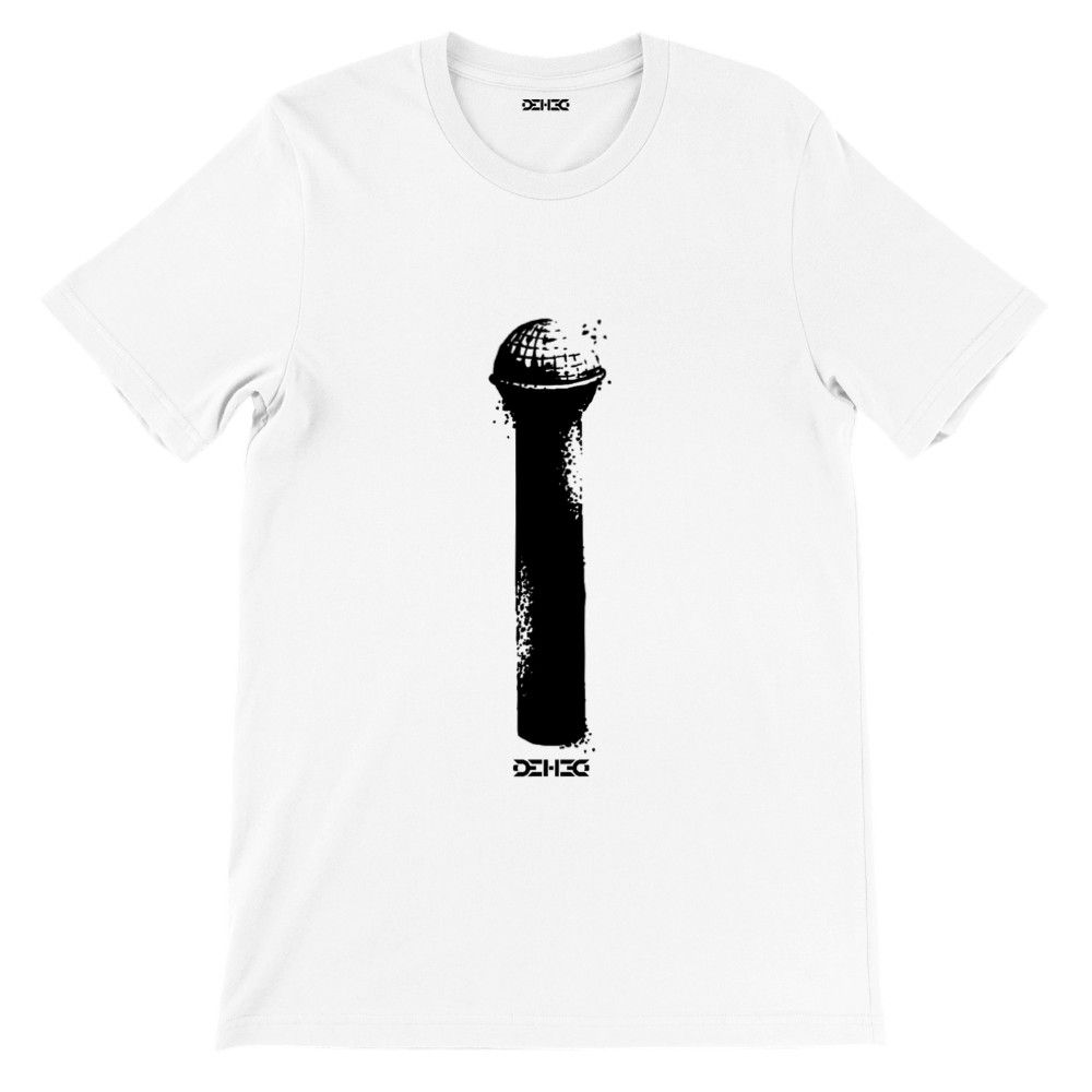 Camiseta Premium DEHCO Unissex Branca (Black Mic)
