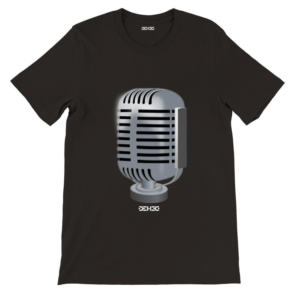 Camiseta Premium DEHCO Unissex Preta (Big Mic)