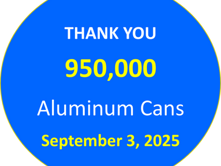 950,000 Aluminum Cans and Counting