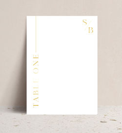 Prosecco Table Number