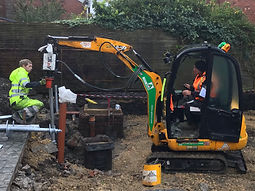 Piling to avoid drainage