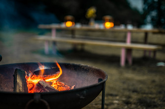 Cook on fire pits