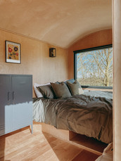 Huxley’s king size bed
