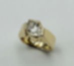 2.16 ct. Kite shaped diamond in 14k yellow gold $13,880.00