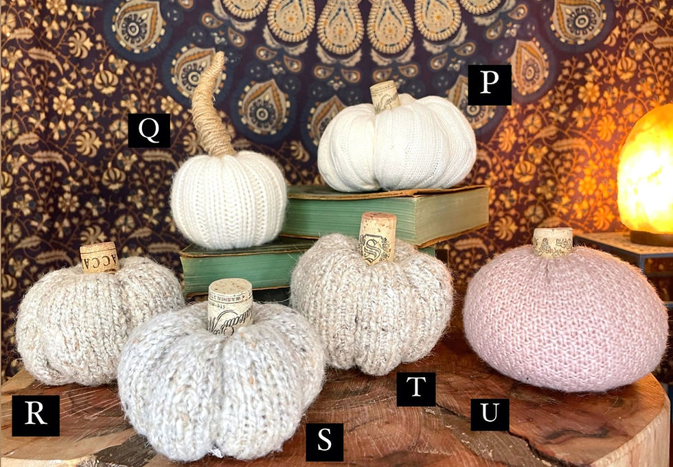 Thumbnail: Recycled Sweater Pumpkins