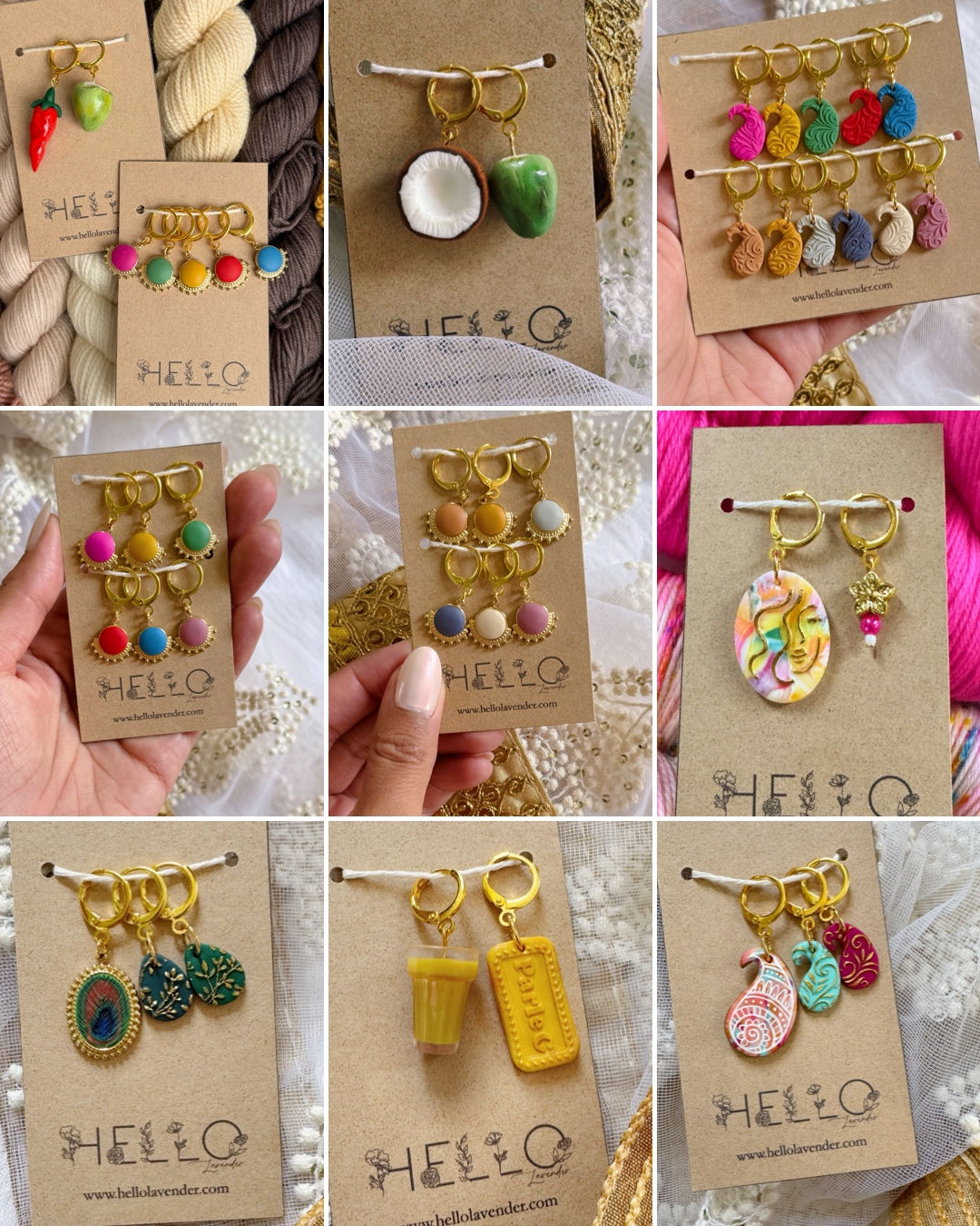 India - Stitch Markers