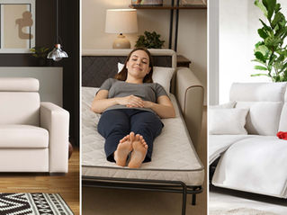 Lucy Chooses Her Sofa: Simple, Recliner, or Sofa Bed — and the Perfect Fabric to Match