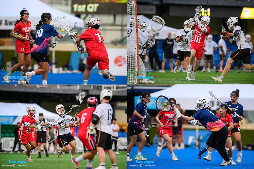 「香港國際棍網球六人賽 2025」次日賽事. 港隊男、女子組準決賽告負.  決賽日雙線爭銅.