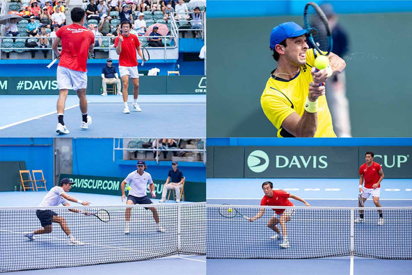 保誠中國香港隊獲數以千計球迷支持, 於台維斯盃硬撼厄瓜多爾, 雖敗猶榮.