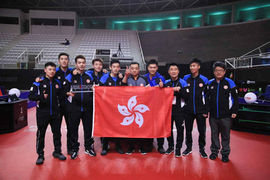 東奧乒乓團體資格賽男隊橫掃捷克添3席
港乒奪7張入場券