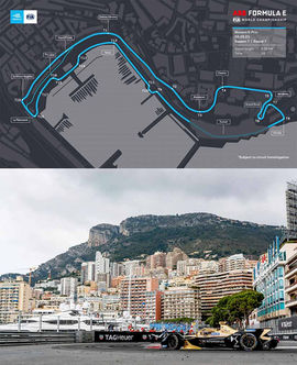 FORMULA E, FIA AND ACM REVEAL NEW TRACK LAYOUT FOR MONACO E-PRIX
