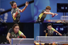 世乒團體賽港女隊挫巴西篤定出線 男隊惜負日本暫居次席港乒男、女隊今日(3日)出戰.