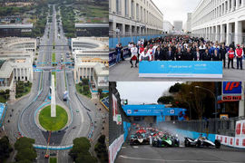 EVANS ABOVE FRIJNS AND VANDOORNE AS JAGUAR TCS RACING CLAIM VICTORY IN THE ETERNAL CITY