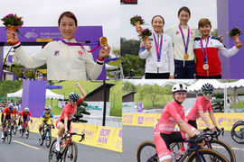 杭州第19屆亞運會, 港隊單車首金。