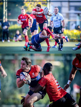 「盛寶金融本地男子超級欖球聯賽」
華利客場破蘇格蘭人 窮追港會不捨