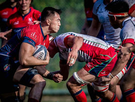 「盛寶金融本地男子超級欖球聯賽」
蘇格蘭人背水一戰鬥華利