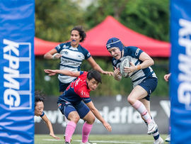 「畢馬威女子欖球超級聯賽」
港會奏凱歌晉身前四