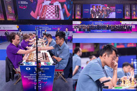 M品牌活動. FIDE世界團體快棋超快棋國際象棋錦標賽2026. Dragon Chilling稱霸.  囊括快棋超快棋冠軍