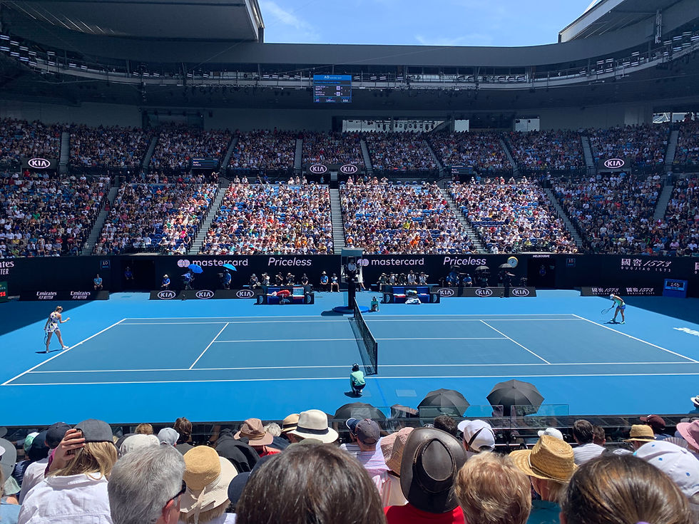 Crowd at Tennis match