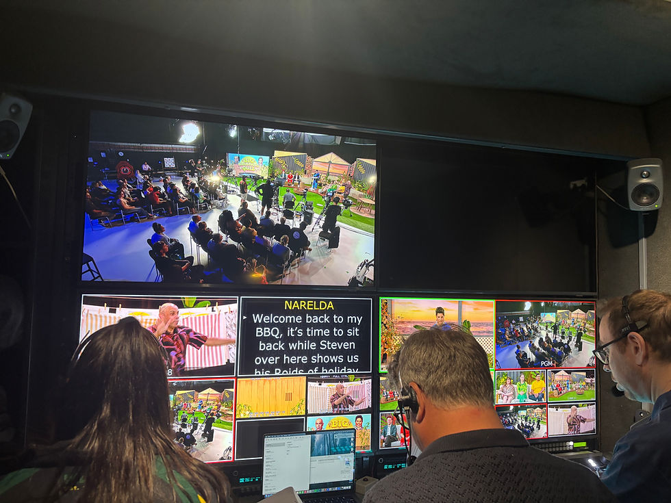 TV studio control desk
