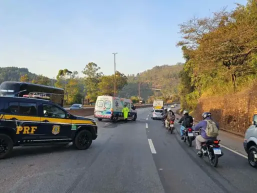 Condutor abandona vítima após colisão na BR-040, em Nova Lima