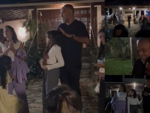 Festa surpresa homenageia o vereador Pastor Anderson com familiares e amigos em Itabirito