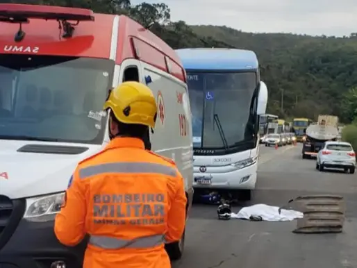 Motociclista Perde a Vida em Colisão com Ônibus na BR-381