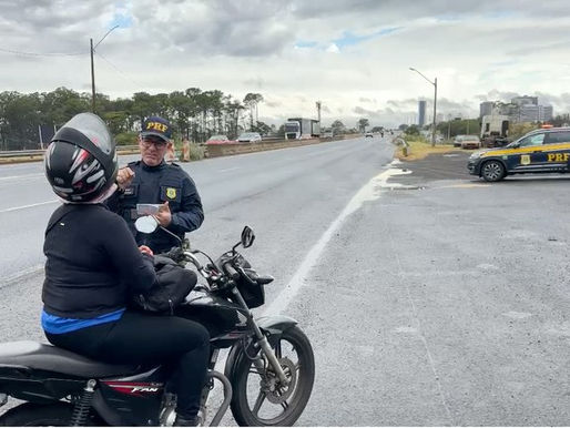 PRF alerta sobre aumento de colisões, mortes e feridos envolvendo motocicletas