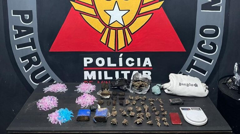 Polícia Apreende Drogas e Materiais no Bairro Padre Faria, em Ouro Preto