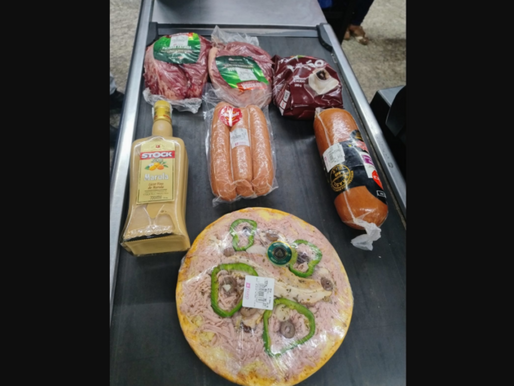 Homem é preso pela Guarda Municipal de Itabirito ao tentar furtar produtos do Farid Supermercados