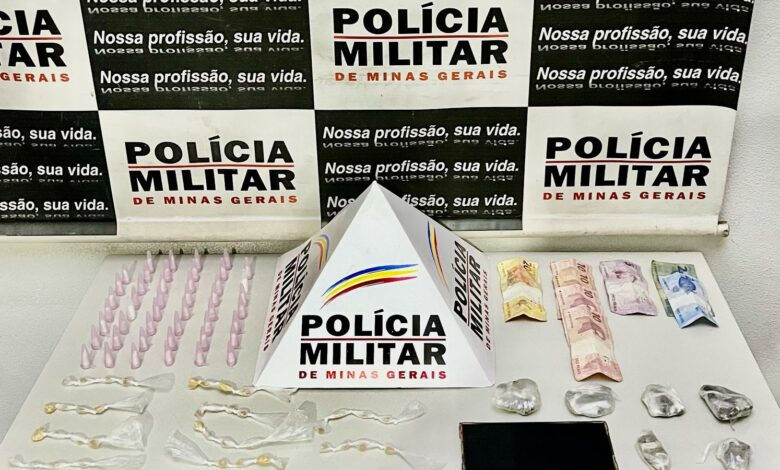 Polícia Militar detém homem por tráfico de drogas no bairro Cabanas, em Mariana