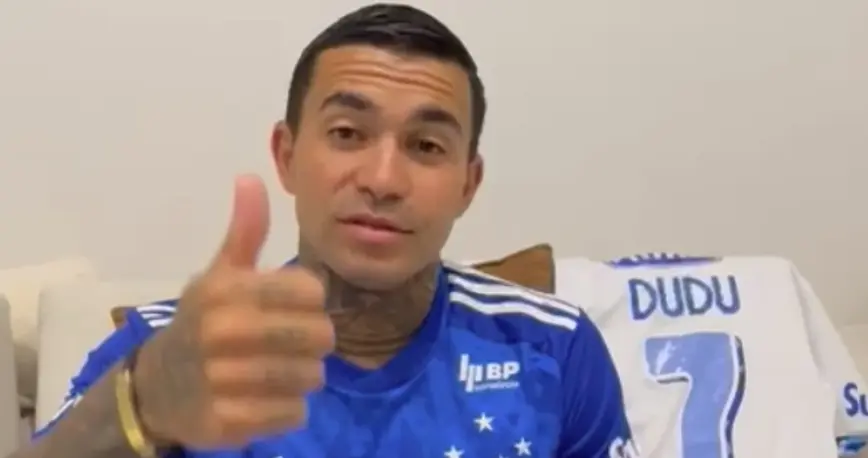 Dudu se manifesta pela primeira vez após retorno ao Cruzeiro e manda recado à torcida