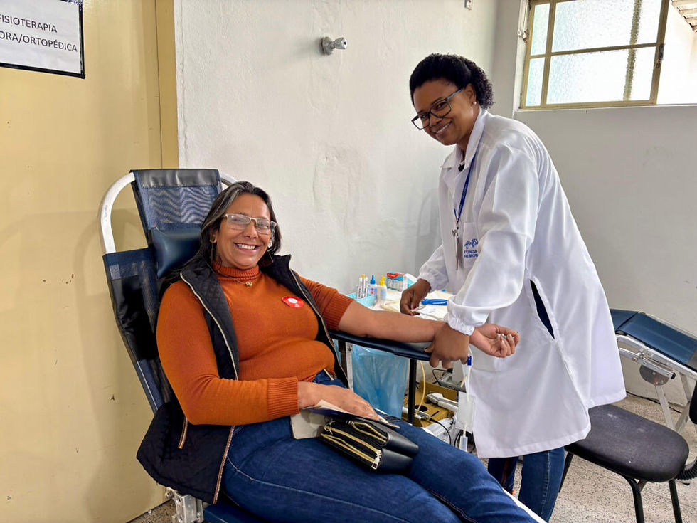 Campanha de doação de sangue em Ouro Preto supera expectativas com 168 bolsas coletadas