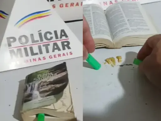 Mulher é detida por esconder droga dentro de caneta em Bíblia