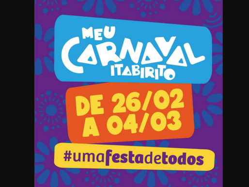 Conheça a programação do Carnaval de Itabirito 2025
