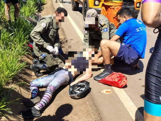 Ciclista Fica Gravemente Ferida em Acidente na BR-356, Próximo à Gruta do Silêncio em Ouro Preto