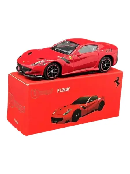 Bburago Ferrari F12 TDF 1:64 Scale Red Diecast Supercar