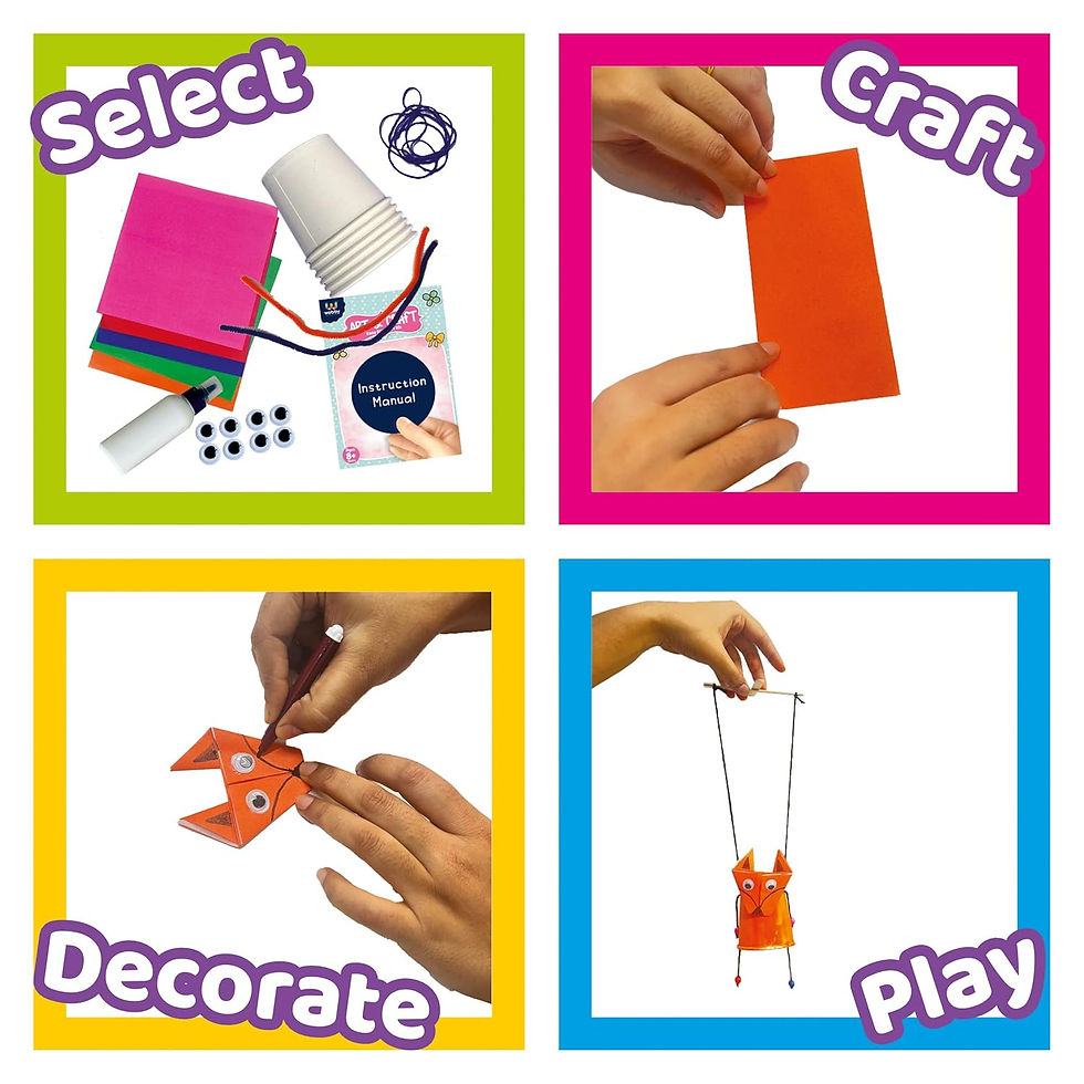 Thumbnail: Webby DIY Puppets Show Art and Craft Activity Kit.