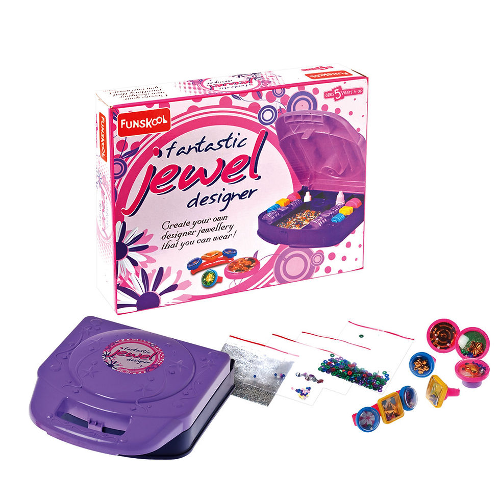 Thumbnail: Funskool Handycrafts Fantastic Jewel Designer, Custom Jewellery Making Kit