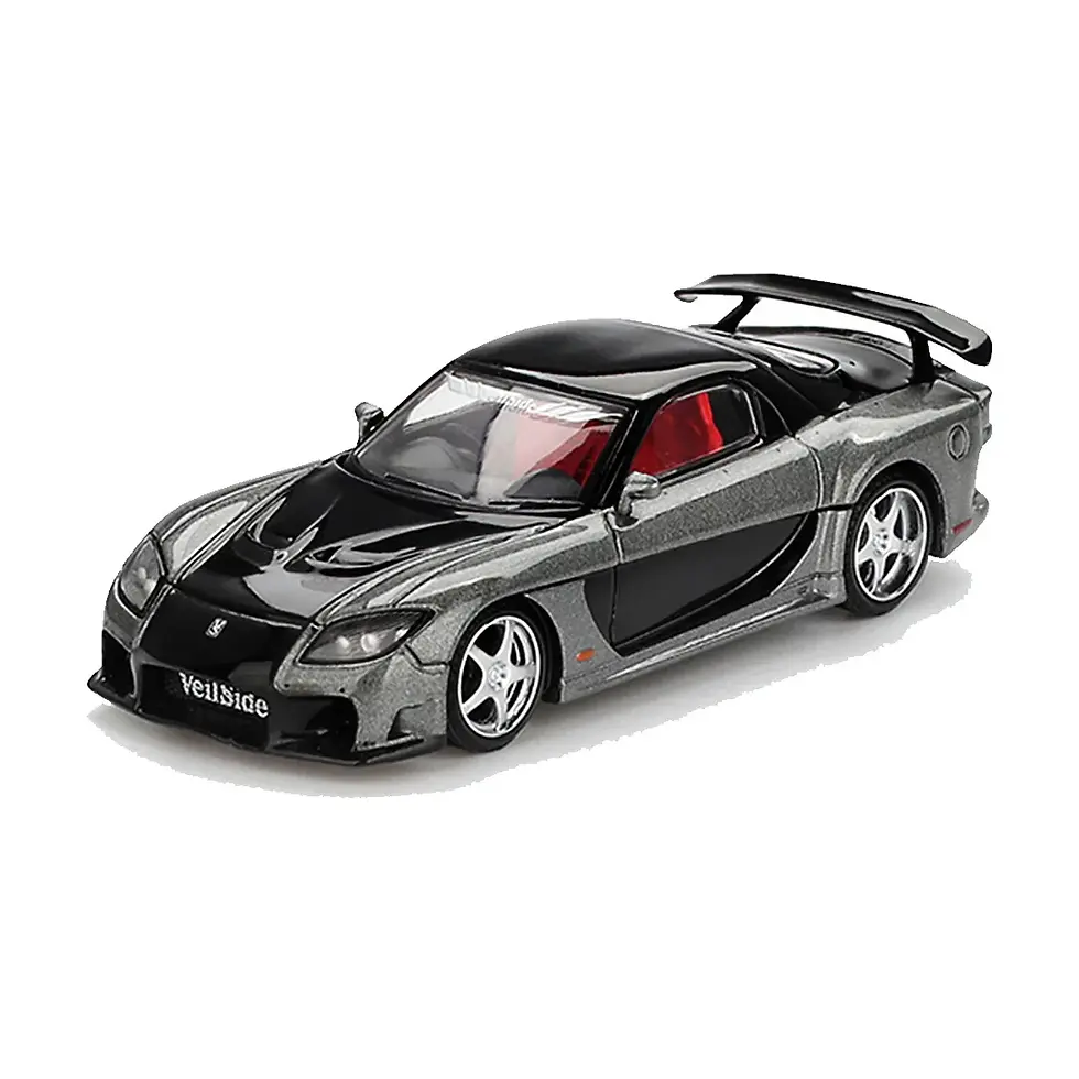 Thumbnail: Mazda RX-7 Veilside Fortune Grey 1:64 Mini GT Diecast Model