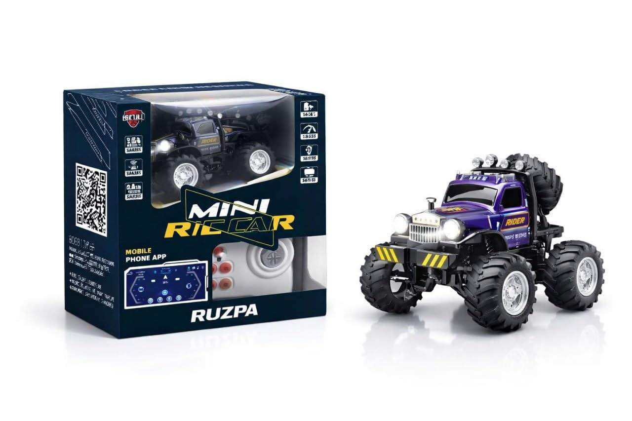 Monster Truck Toy Car with Mobile App Control