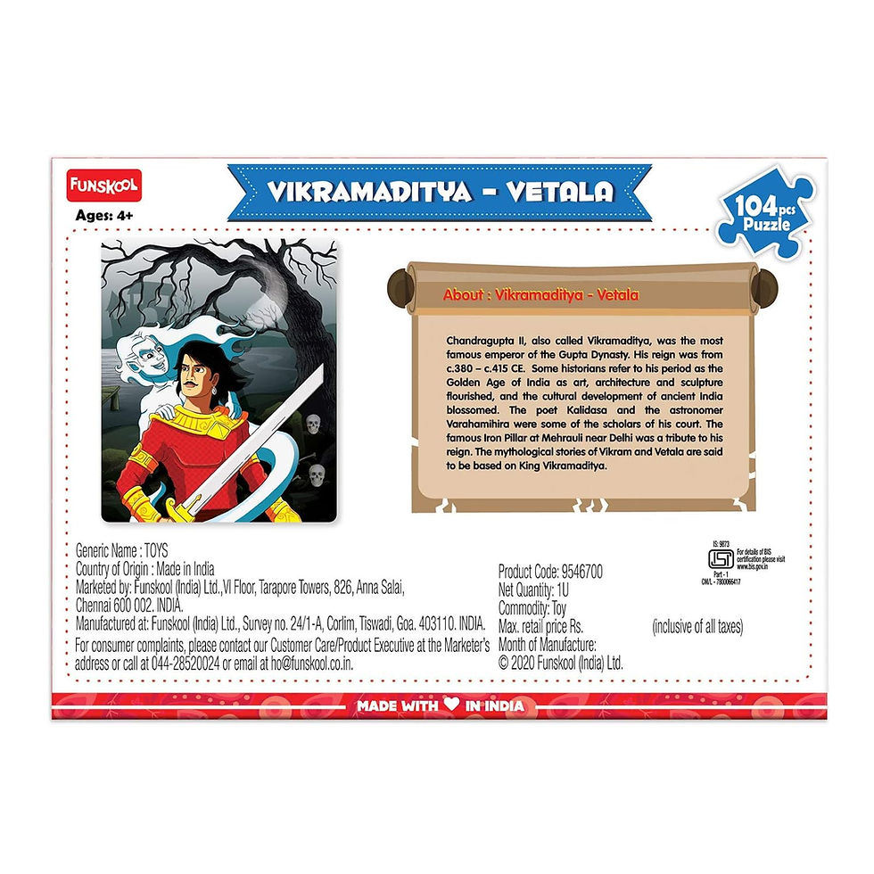 Thumbnail: Funskool - Play & Learn-Vikramaditya - Vetala