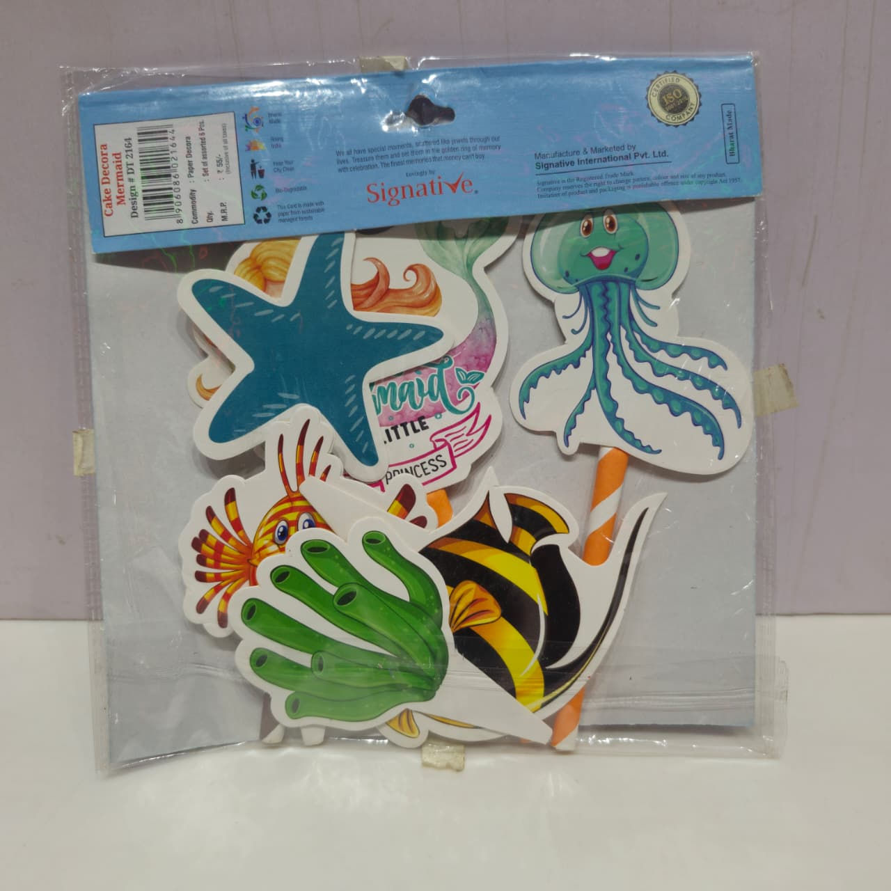 Marine Theme Cartoon Sea Creature Stickers for Kids