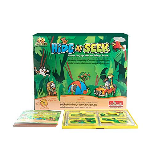 toymate Hide & Seek Jungle- 48 Challenges- an Award Winning Brain Teasing Puzzle